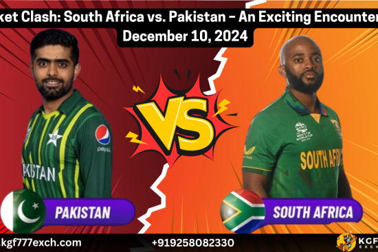 Cricket Clash South Africa vs. Pakistan – An Exciting Encounter on December 10, 2024