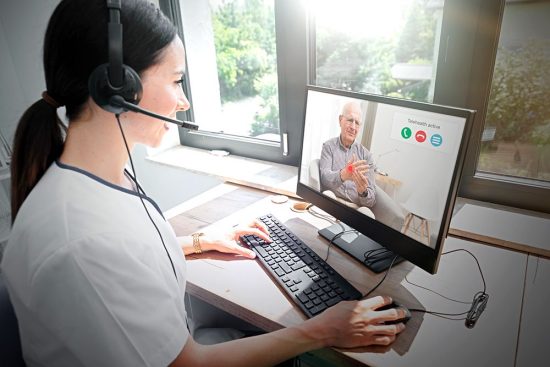 Telehealth services provide by the docter