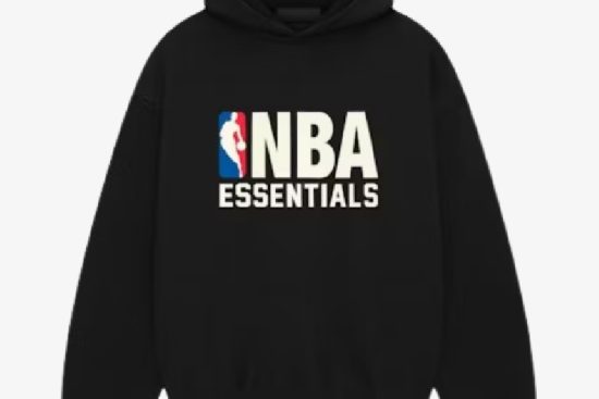 Fear of God Essentials NBA Hoodie Black