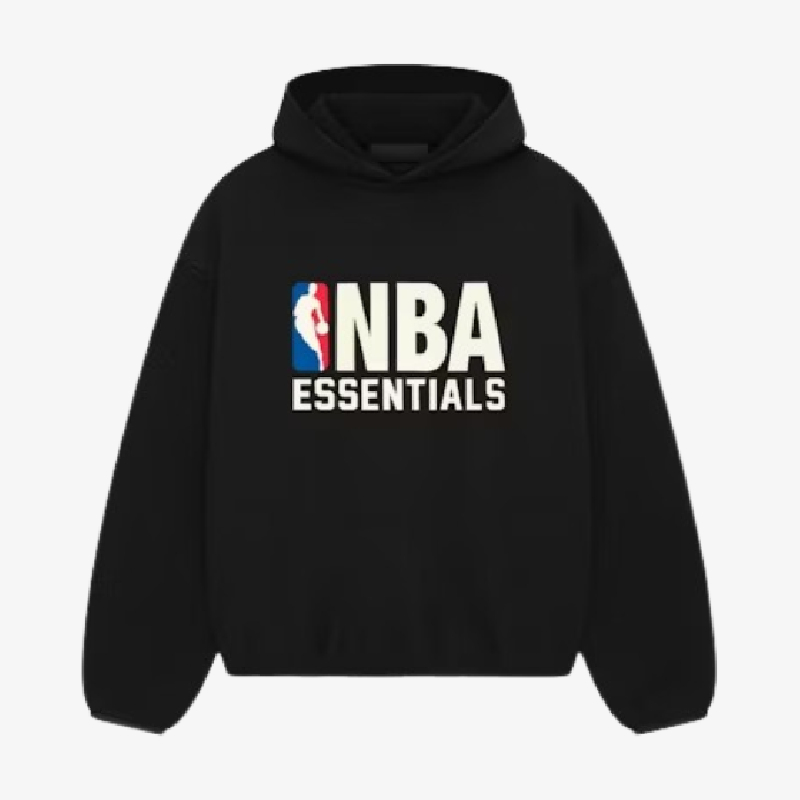 Fear of God Essentials NBA Hoodie Black