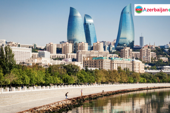 Flame Towers In Baku