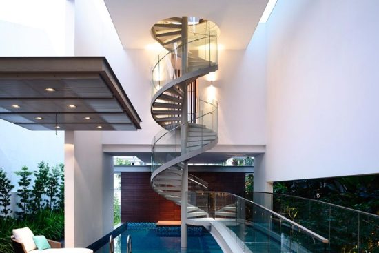 curved stairs