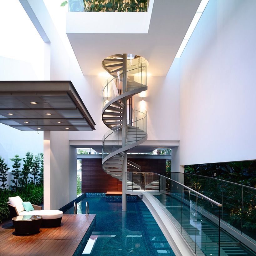 curved stairs