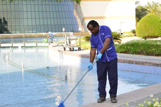 Professional pool cleaning