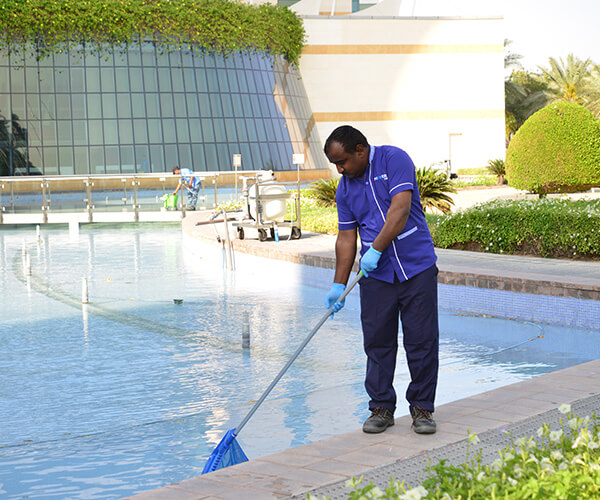 Professional pool cleaning