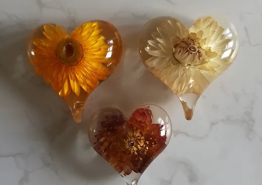 Resin Heart Valentine's Day Gifts