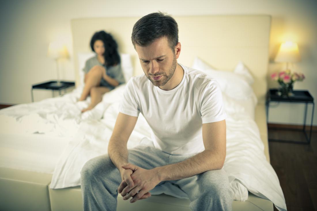 What causes erectile dysfunction in a man