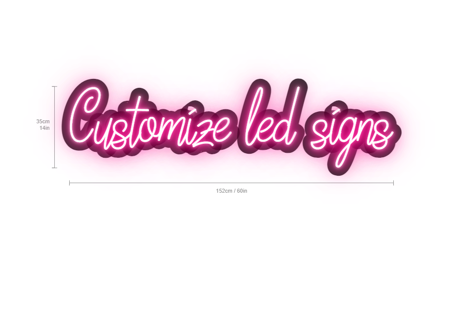 customize led signs