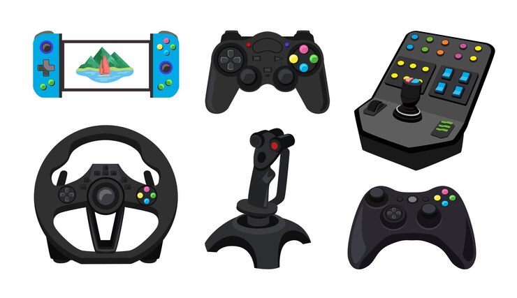 different-consoles-video-games-vector-illustrations-set-designs-gamepads-joysticks-devices-gamers-gadgets-playing-controlling-digital-games-technology-gaming-concept_74855-23013