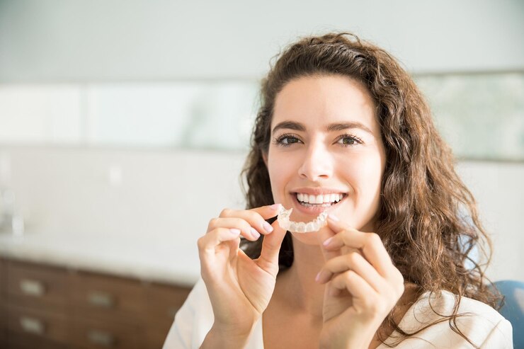 portrait-beautiful-patient-holding-orthodontic-retainers-dental-clinic_662251-2605