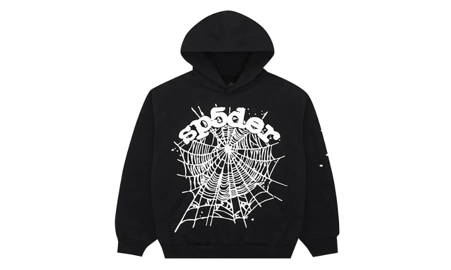 the Sp5der Black Hoodie