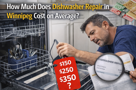 How Much Does Dishwasher Repair in Winnipeg Cost on Average